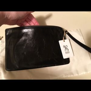 HOBO Vintage Leather Clutch Black NWT Wristlet